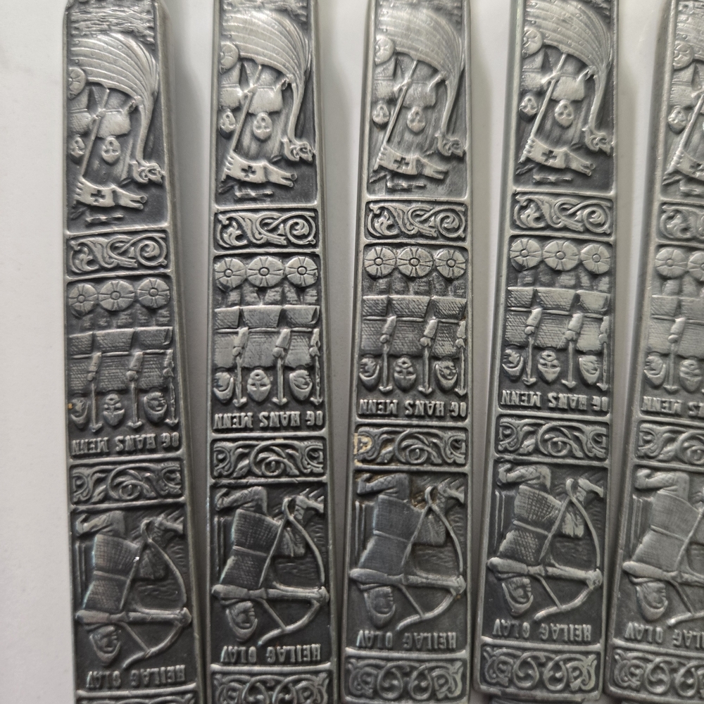 Vintage Norwegian Cutlery Set - Picture 2 of 9